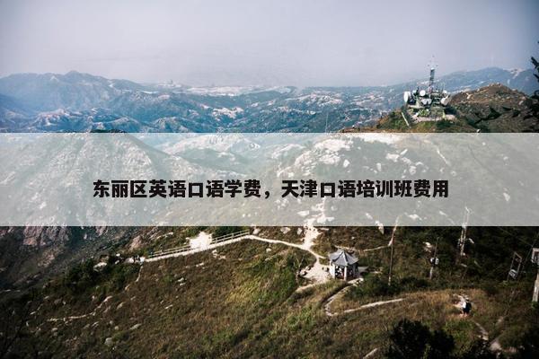 东丽区英语口语学费，天津口语培训班费用