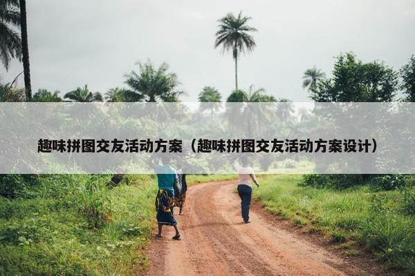 趣味拼图交友活动方案（趣味拼图交友活动方案设计）