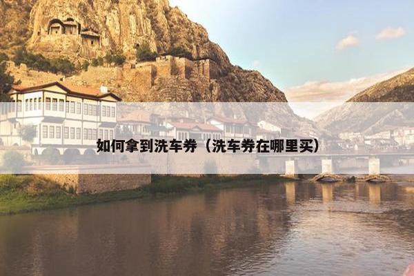 如何拿到洗车券（洗车券在哪里买）