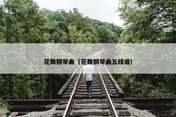 花舞钢琴曲（花舞钢琴曲五线谱）