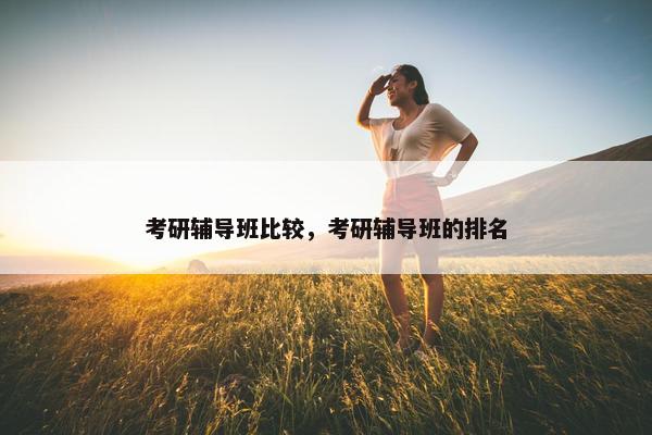 考研辅导班比较，考研辅导班的排名