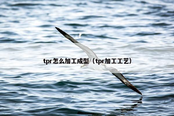 tpr怎么加工成型（tpr加工工艺）