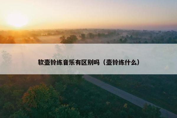 软壶铃练音乐有区别吗（壶铃练什么）