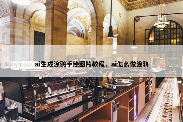 ai生成涂鸦手绘图片教程，ai怎么做涂鸦