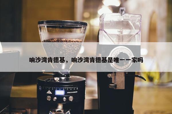 响沙湾肯德基，响沙湾肯德基是唯一一家吗