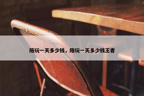 陪玩一天多少钱，陪玩一天多少钱王者